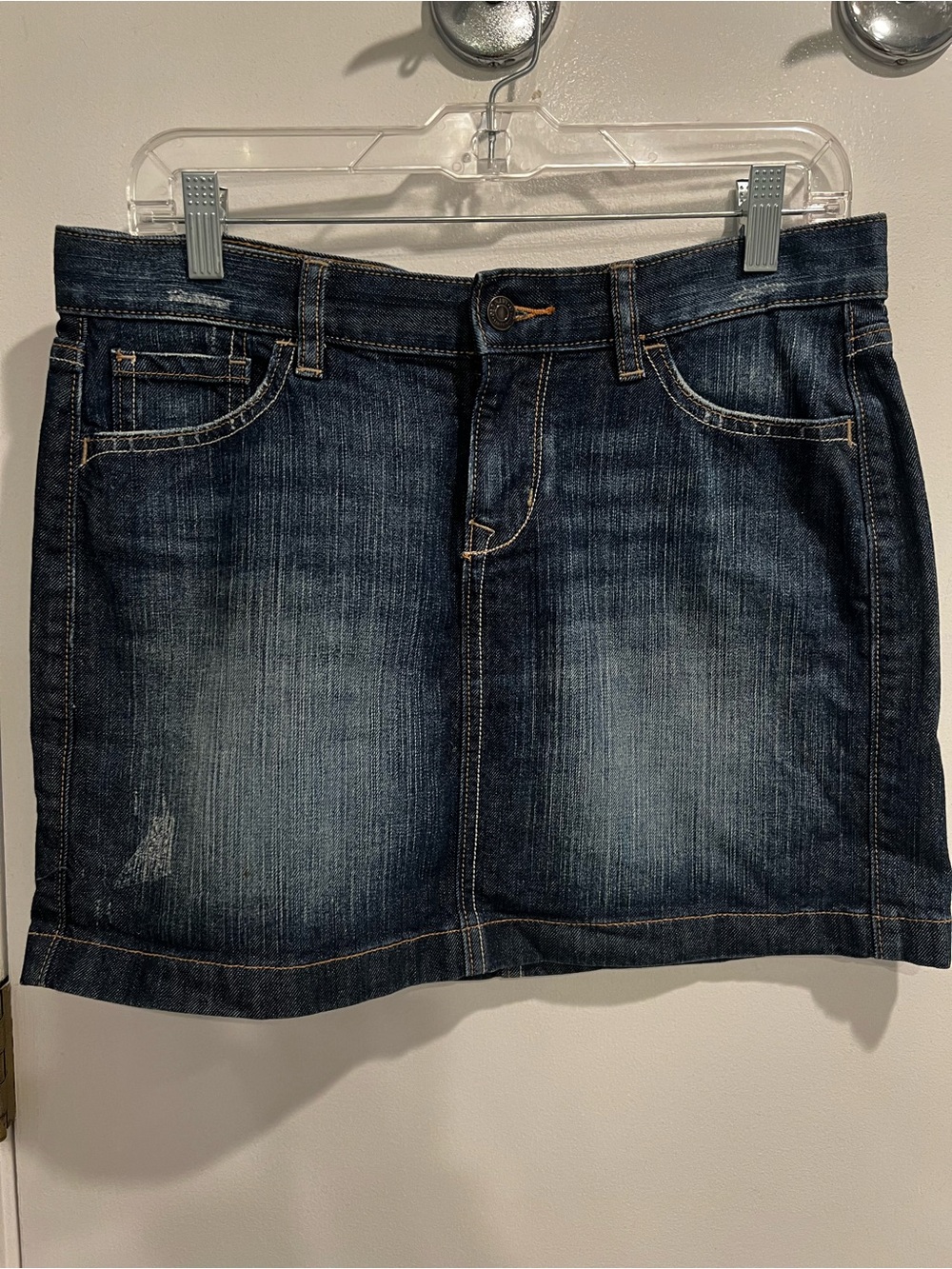 Old Navy Dark Wash Denim Mini Skirt - Classic Women's Denim Size 6